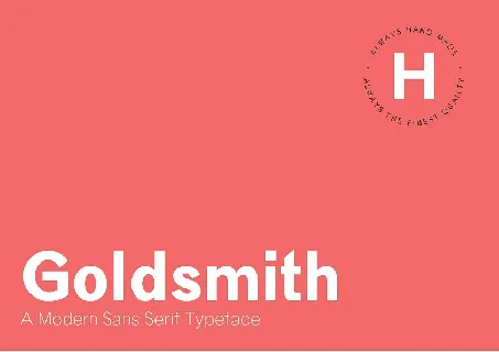 Goldsmith Family font