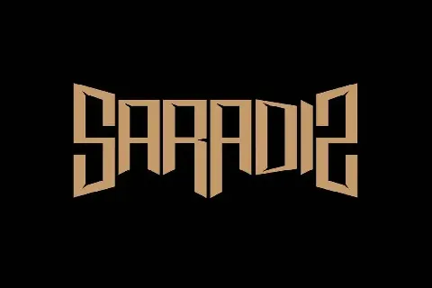 Saradiz Demo font