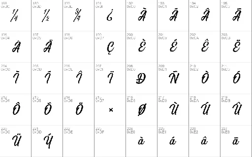 Angler Letter font