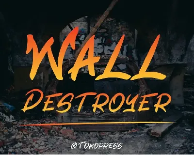 Wall-Destroyer font
