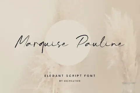 MarquisePauline font