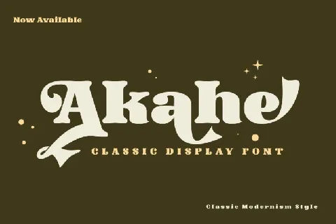 Akahe font