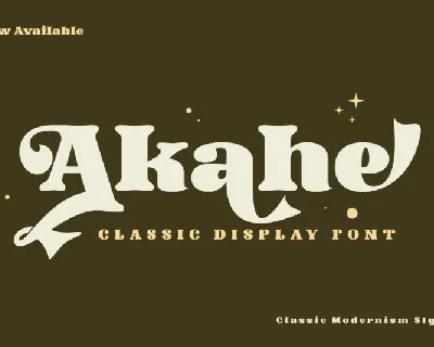 Akahe font