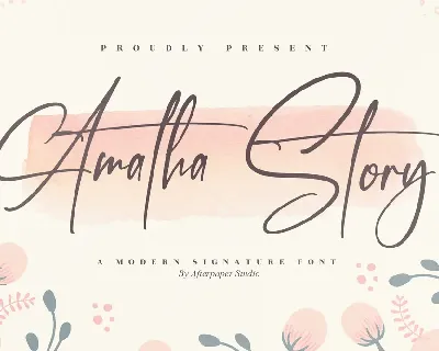 Amatha Story font
