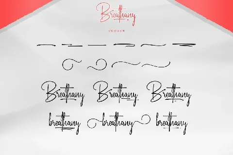 Breathany font