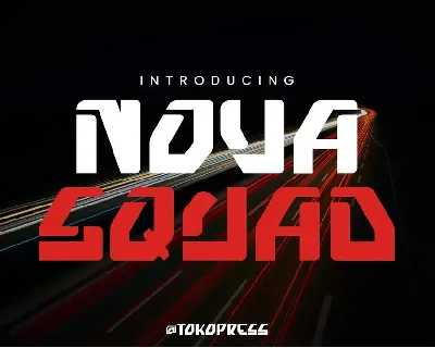 NOVA-SQUAD font