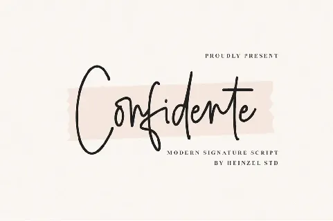 Confidente font