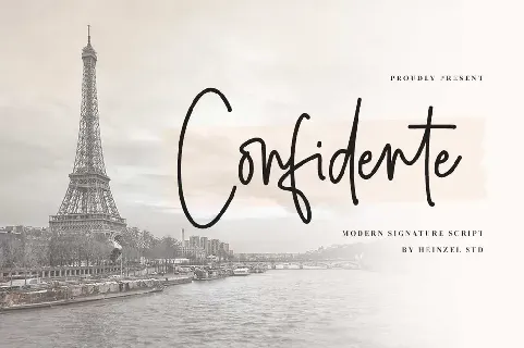 Confidente font