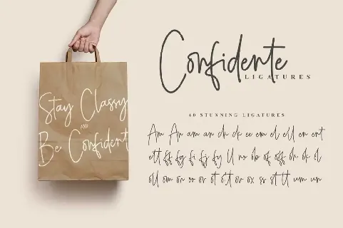 Confidente font