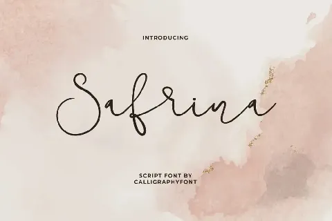 SafrinaDemo font