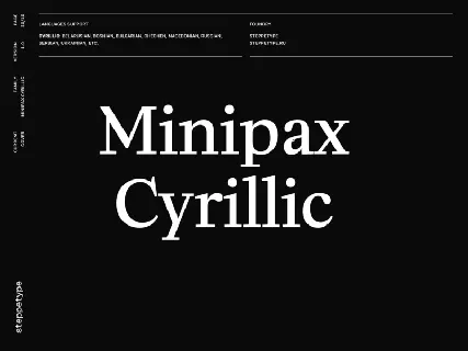 Minipax Family font