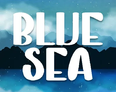 BLUE SEA font