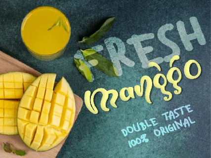 Fruit Squirting font