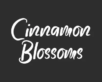 Cinnamon Blossoms font