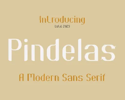 Pindelas font