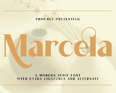 Marcela font