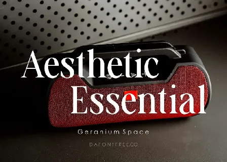Aesthetic Essential font