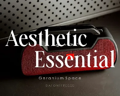 Aesthetic Essential font