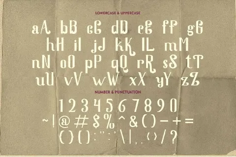 Quaker Ladies font