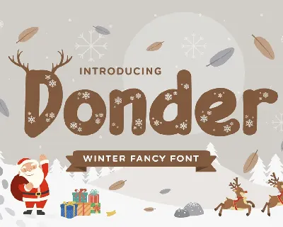 Donder Free Trial font