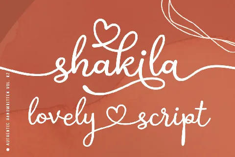 Shakila Script font