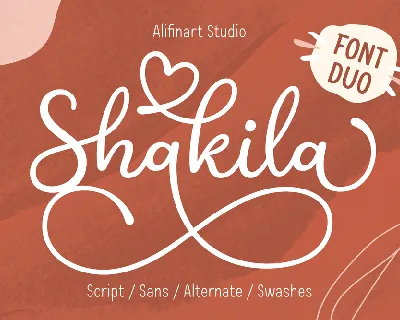 Shakila Script font