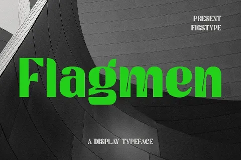 Flagmen font