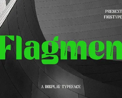 Flagmen font