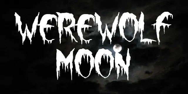 Werewolf Moon font