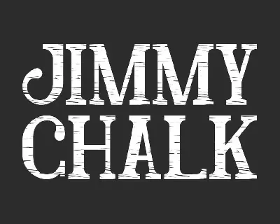 Jimmy Chalk font