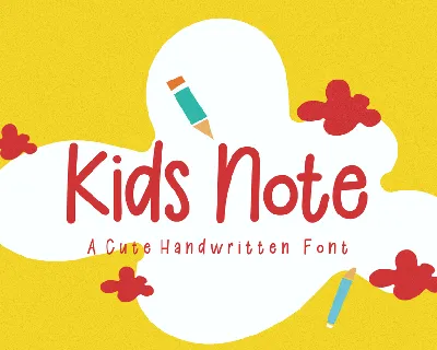 Kids Note – Playful font