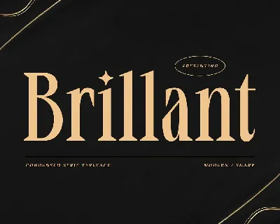 Brillant font