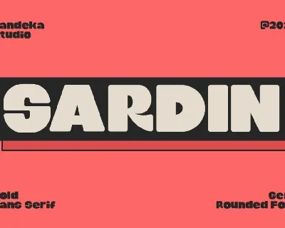 Sardin DEMO font