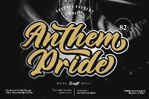 Anthem Pride font