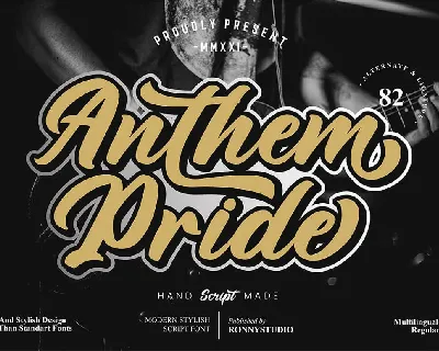 Anthem Pride font