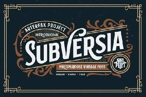 Subversia Typeface font