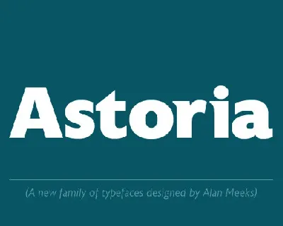 Astoria Family font