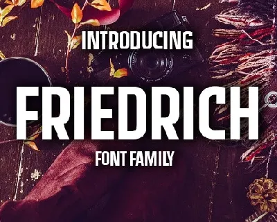 Friedrich font