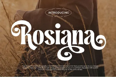 Rosiana font