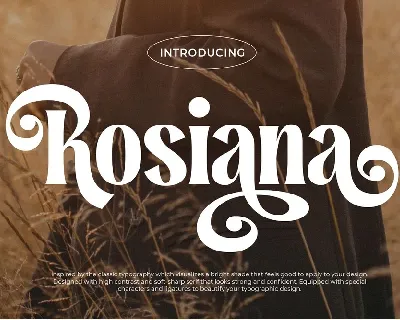 Rosiana font