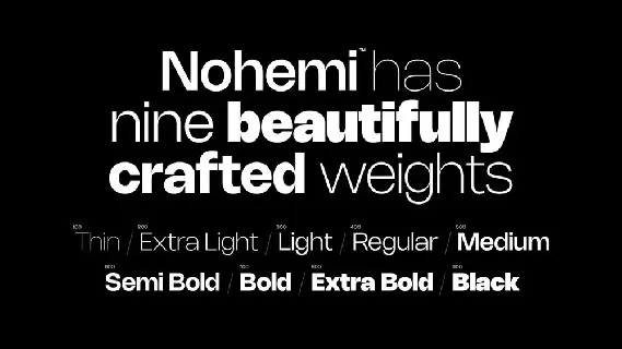 Nohemi Family font