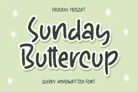 Sunday Buttercup font