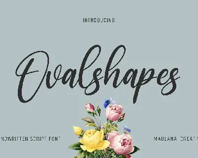 Ovalshapes font