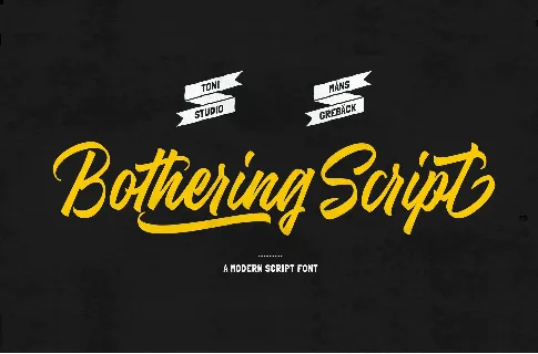 Bothering font