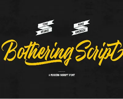 Bothering font