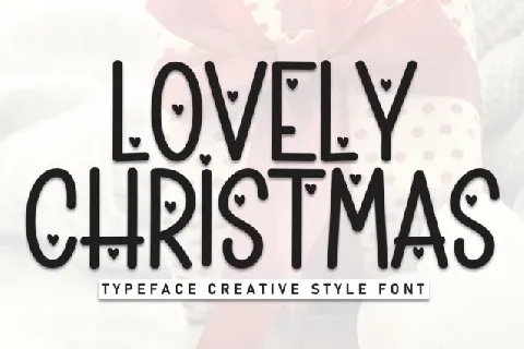 Lovely Christmas Display font