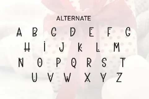 Lovely Christmas Display font