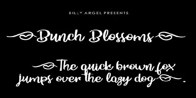 Bunch Blossoms font