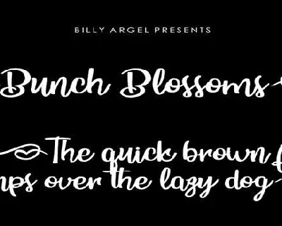 Bunch Blossoms font