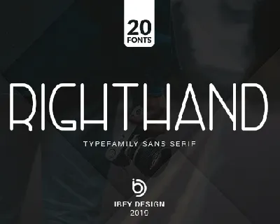 Right Hand Family Free font